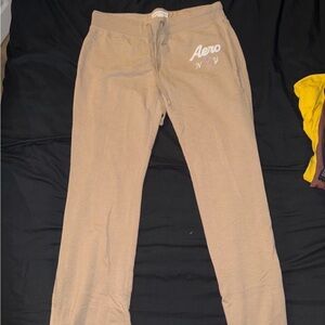 Aeropostale Tan Wide Leg Pants
